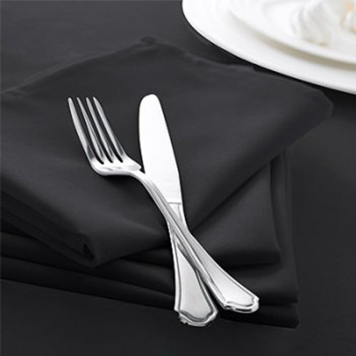 Black Premium Drill Cotton Napkins - ScentiMelti Home Fragrance, Beauty & Gifts UK