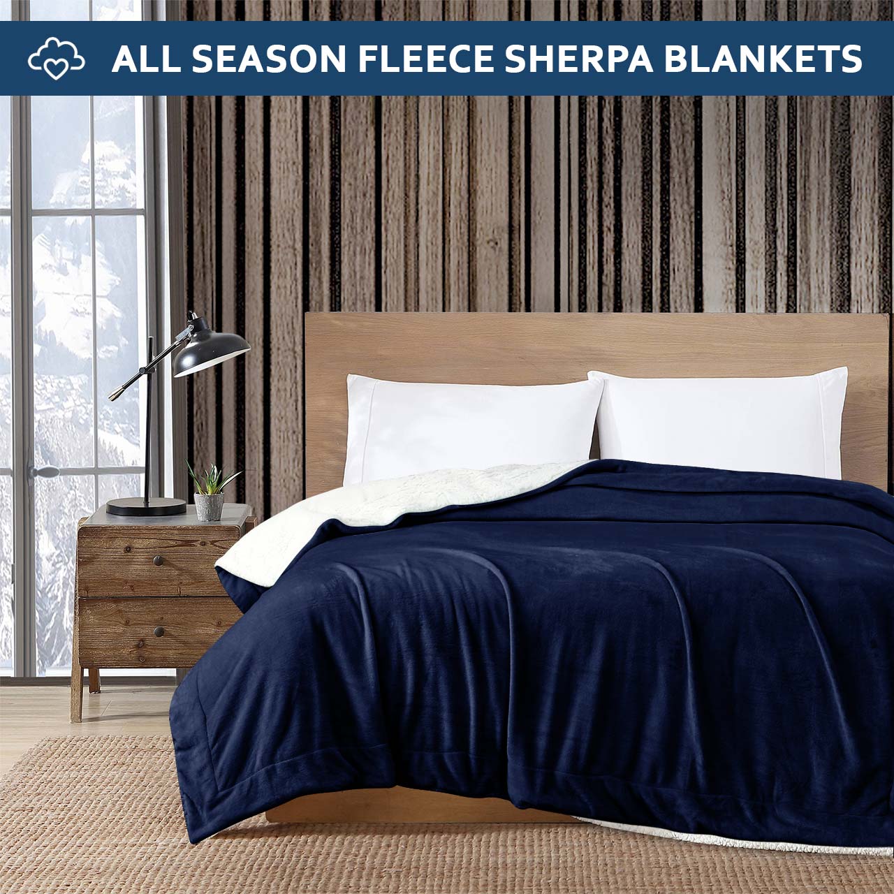 UltraSoft Sherpa Blankets - ScentiMelti Home Fragrance, Beauty & Gifts UK