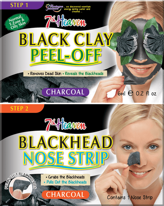 7th Heaven Black Clay Peel Off/Blackhead Nose Strip Duo Pack Beauty Goddess ScentiMelti Wax Melts