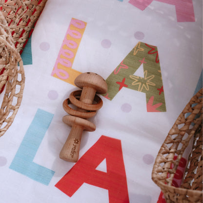 Fa La La La Baby Muslin Swaddle Blanket Christmas New Year geople home & baby london ScentiMelti Wax Melts