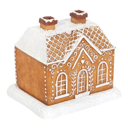 Christmas Snow Top Resin GingerBread Cottage Incense Burner - ScentiMelti  Christmas Snow Top Resin GingerBread Cottage Incense Burner