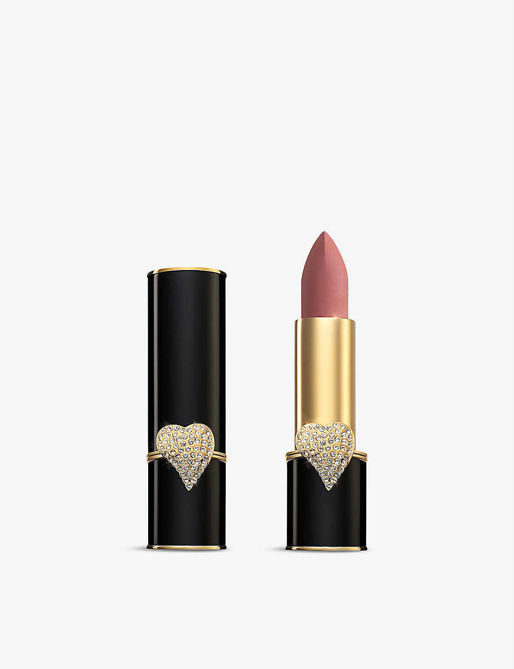 Pat McGrath MatteTrance Limited Edition Omi Pave Hearts Lipstick (Mid-tone Rose) - ScentiMelti Home Fragrance, Beauty & Gifts UK