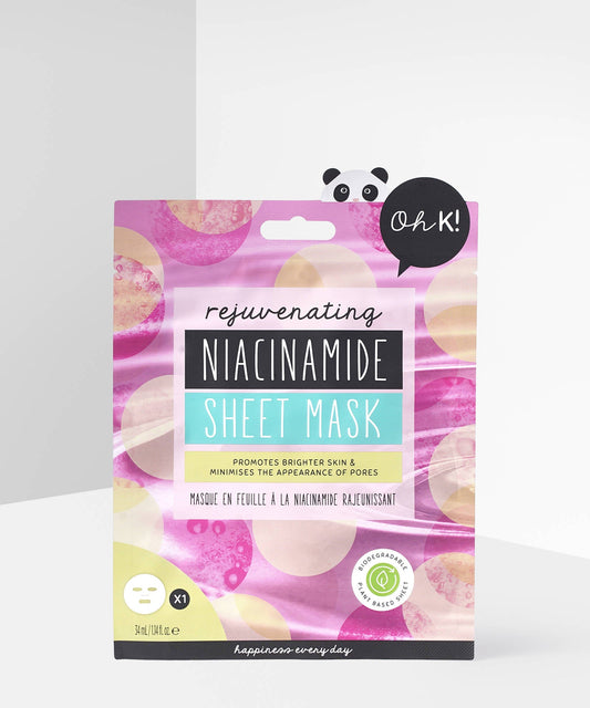 Oh K! Rejuvenating Niacinamide Sheet Mask 34ml - ScentiMelti Home Fragrance, Beauty & Gifts UK