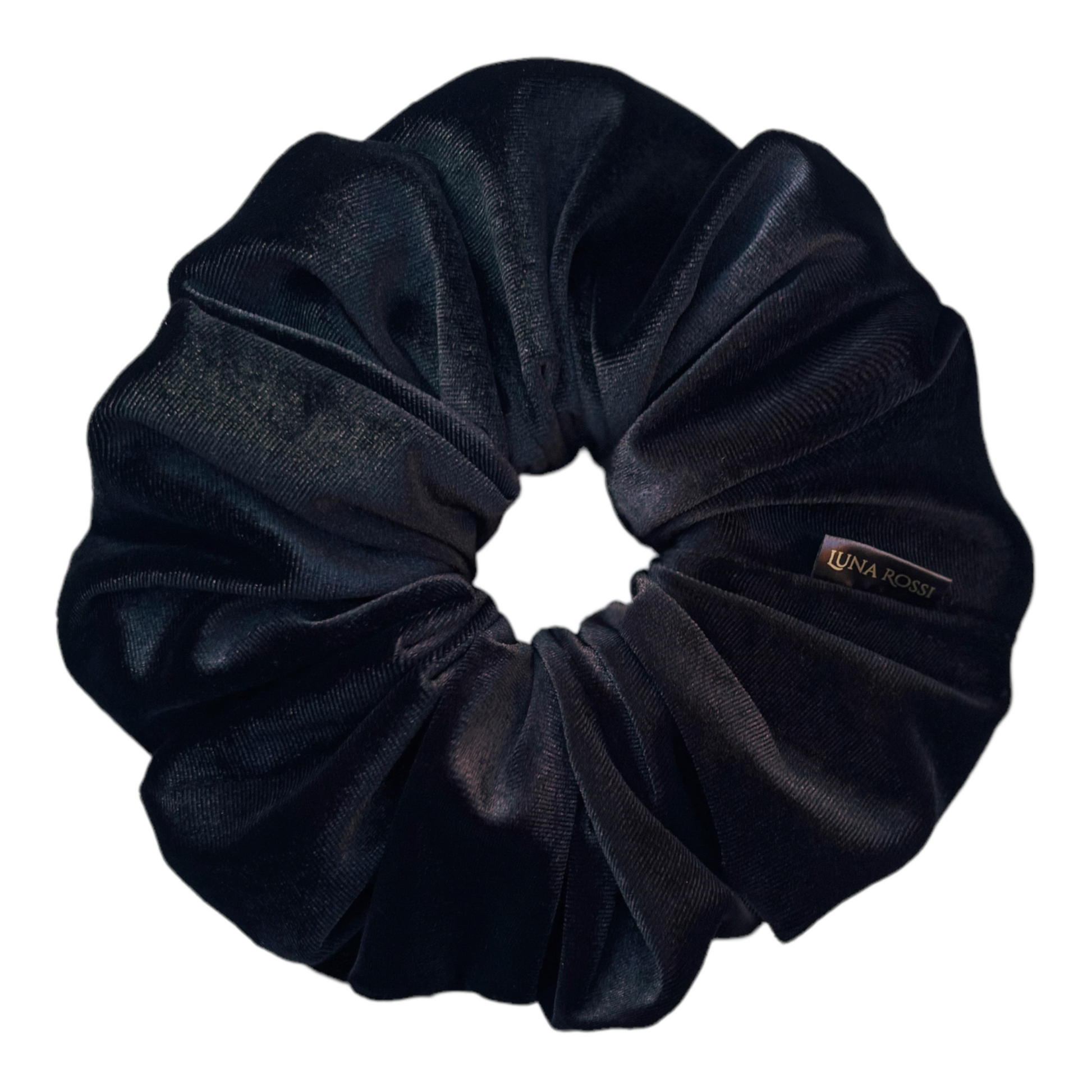 Onyx Oversized Velvet Scrunchie Luna Rossi ScentiMelti Wax Melts