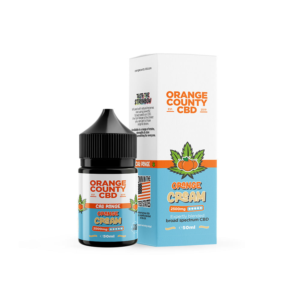 Orange Cream CBD E-Liquid (50ml) - ScentiMelti Home Fragrance, Beauty & Gifts UK