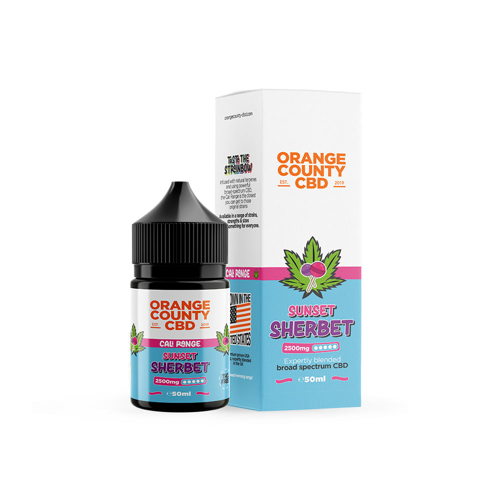 Sunset Sherbet CBD E-Liquid (50ml) - ScentiMelti Home Fragrance, Beauty & Gifts UK