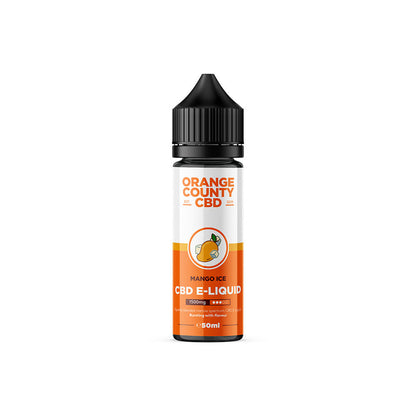 Mango Ice E-Liquid 1500mg (50ml) - ScentiMelti Home Fragrance, Beauty & Gifts UK