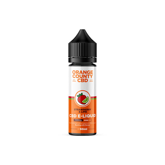 Strawberry & Lime E-Liquid 1500mg (50ml) - ScentiMelti Home Fragrance, Beauty & Gifts UK