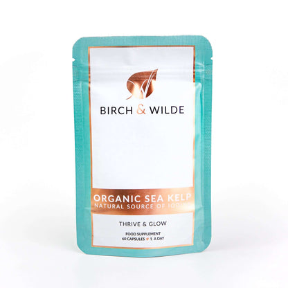 Organic Sea Kelp Supplement Capsules x 60 | Natural Iodine | 2 Month Refill Pouch Birch & Wilde ScentiMelti Wax Melts