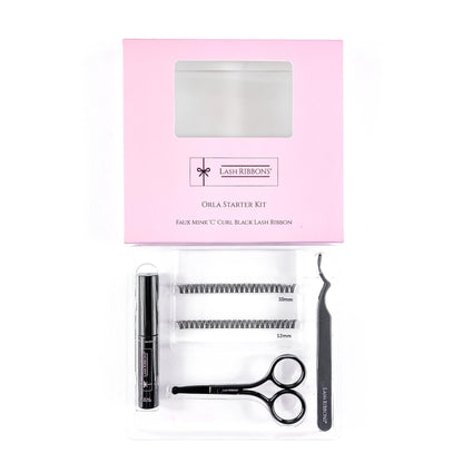 Boxed 'C' Curl Black Half Lash Ribbons® Starter Kit (With Ultimate Bond) - ScentiMelti  Boxed 'C' Curl Black Half Lash Ribbons® Starter Kit (With Ultimate Bond)