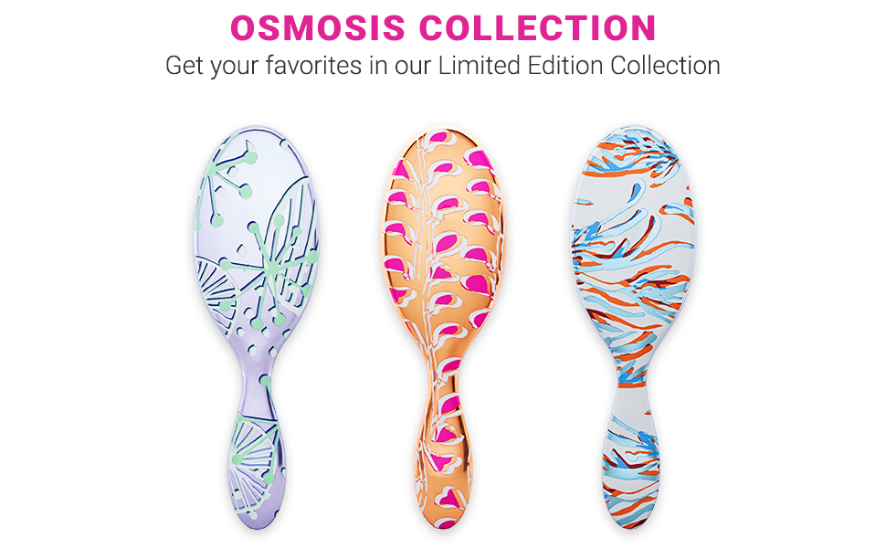 Wet Brush Original Detangler Osmosis Collection - Shimmering Seaweed - ScentiMelti Home Fragrance, Beauty & Gifts UK