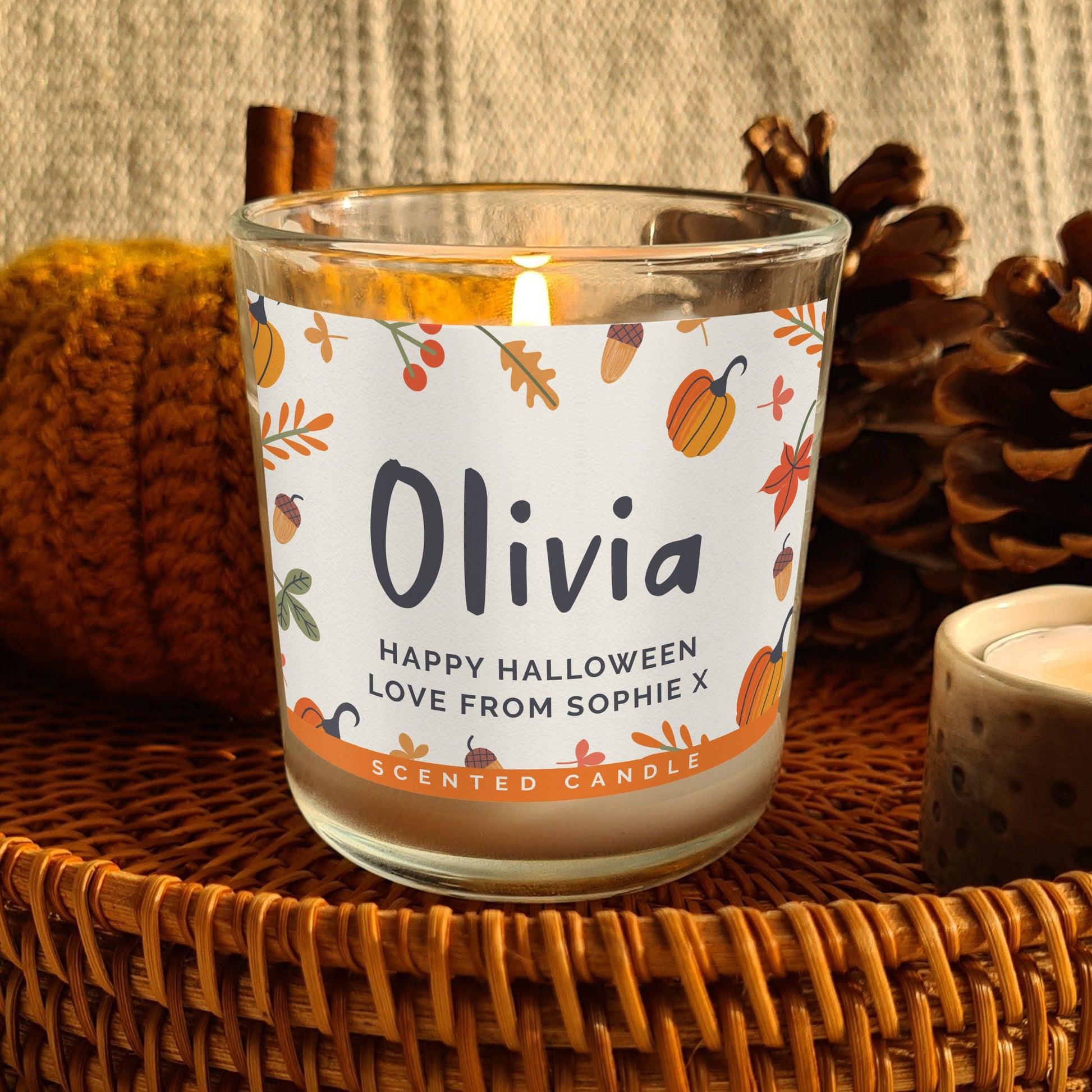 Pumpkin Scented Jar Candle - ScentiMelti Home Fragrance, Beauty & Gifts UK