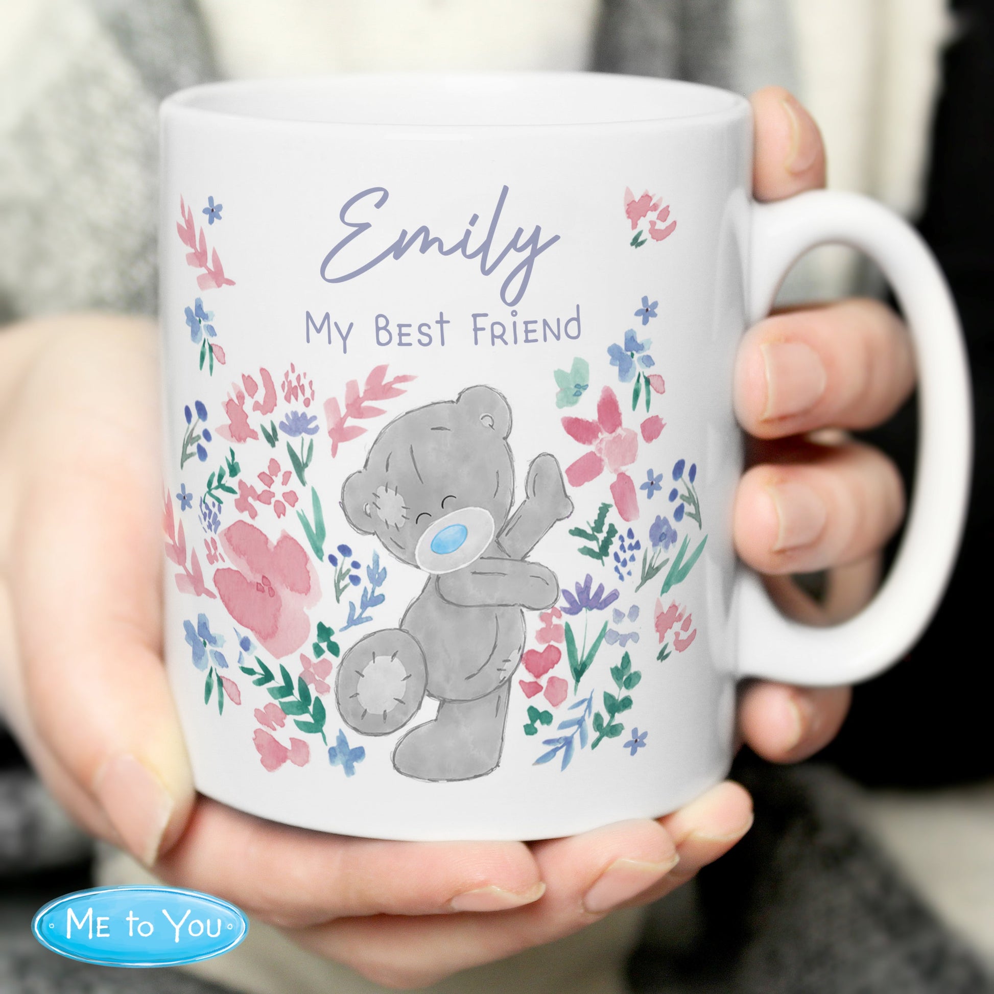 Personalised Me To You Floral Mug Gifts Finder ScentiMelti Wax Melts