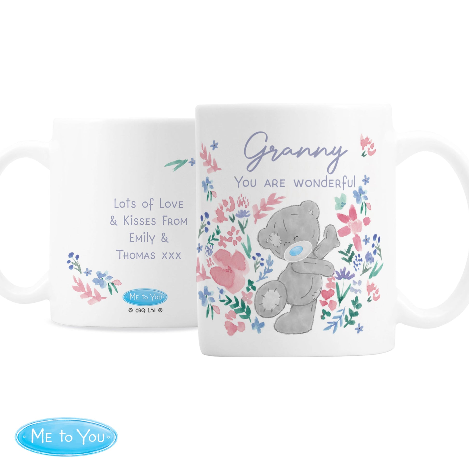 Personalised Me To You Floral Mug Gifts Finder ScentiMelti Wax Melts