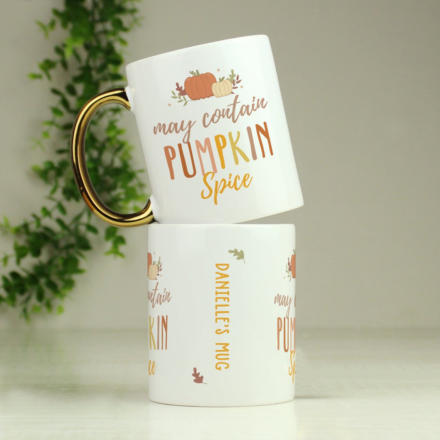 Pumpkin Spice Gold Handle Mug Sweetlea Gifts Ltd ScentiMelti Wax Melts