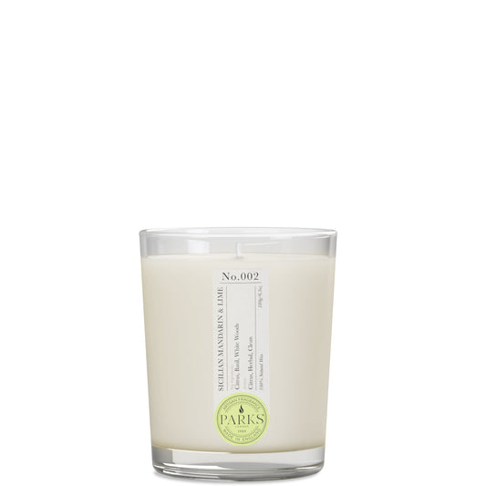 Parks London Home Collection Sicilian Mandarin and Lime Candle 180g - ScentiMelti Home Fragrance, Beauty & Gifts UK