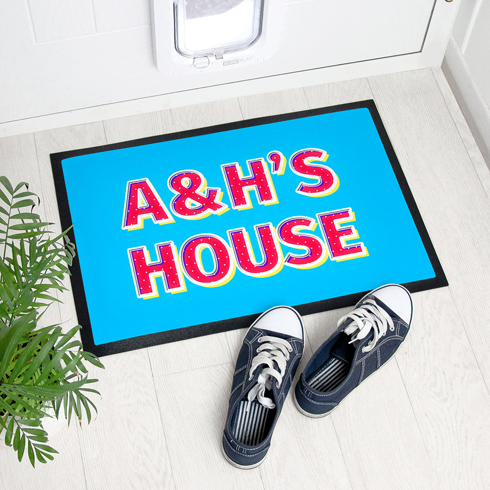 Personalised Pop Art Doormat - ScentiMelti Home Fragrance, Beauty & Gifts UK