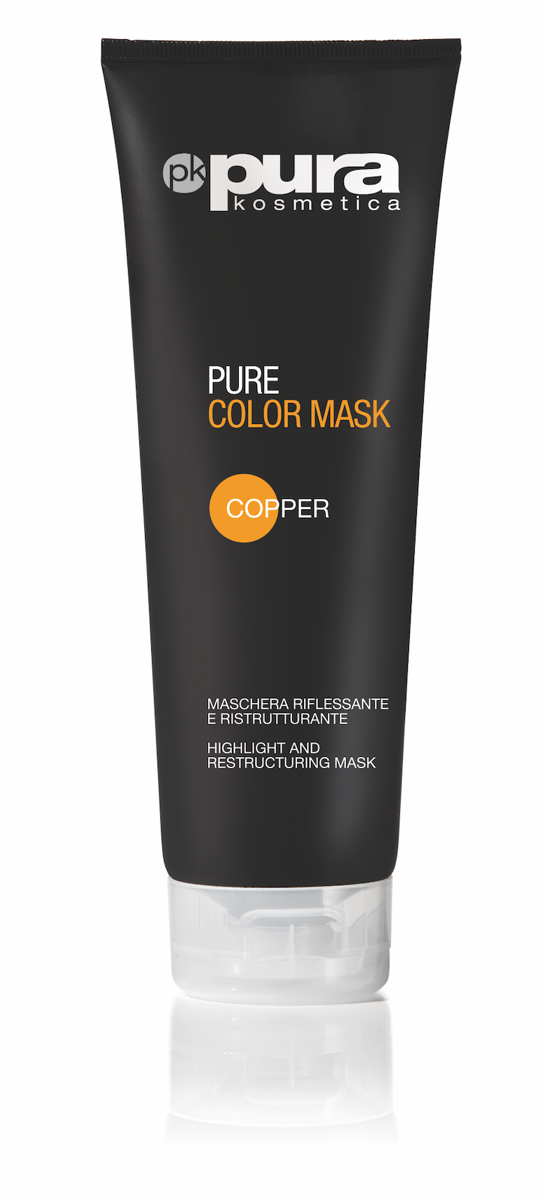 Pura Kosmetica Pure Color Mask Copper, 250ml - ScentiMelti Home Fragrance, Beauty & Gifts UK