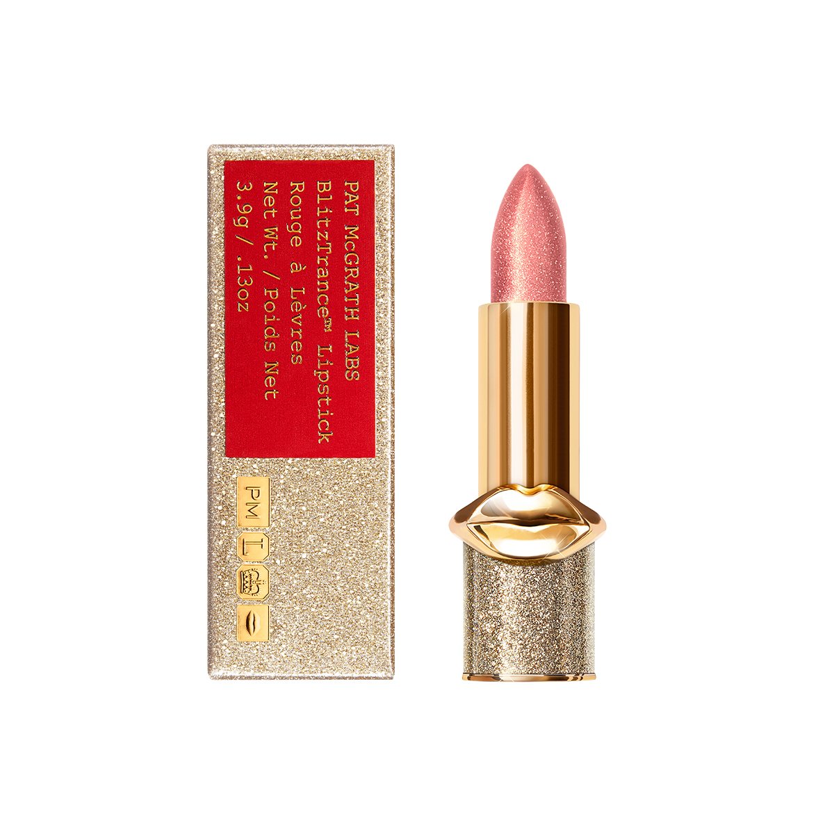 Pat McGrath BlitzTrance NUDE ROMANTIQUE Lipstick (Coral Rose with Golden Pink Pearl) - ScentiMelti Home Fragrance, Beauty & Gifts UK