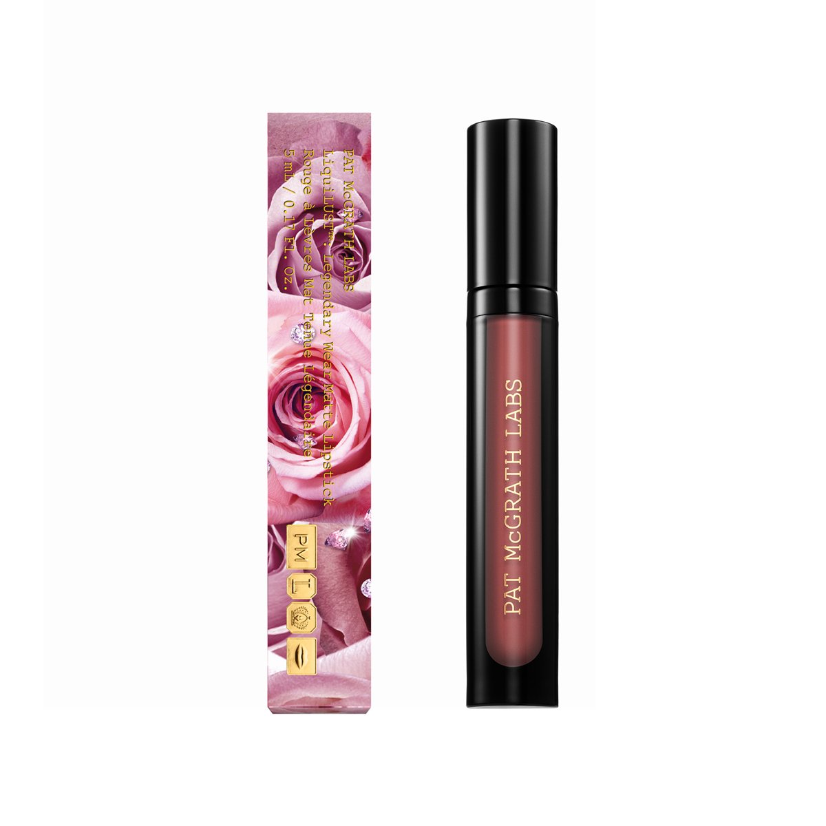 Pat McGrath LIQUILUST™: Legendary Wear Matte Lipstick - Divine Rose II: Divine Rose (Soft Plum Rose) - ScentiMelti Home Fragrance, Beauty & Gifts UK