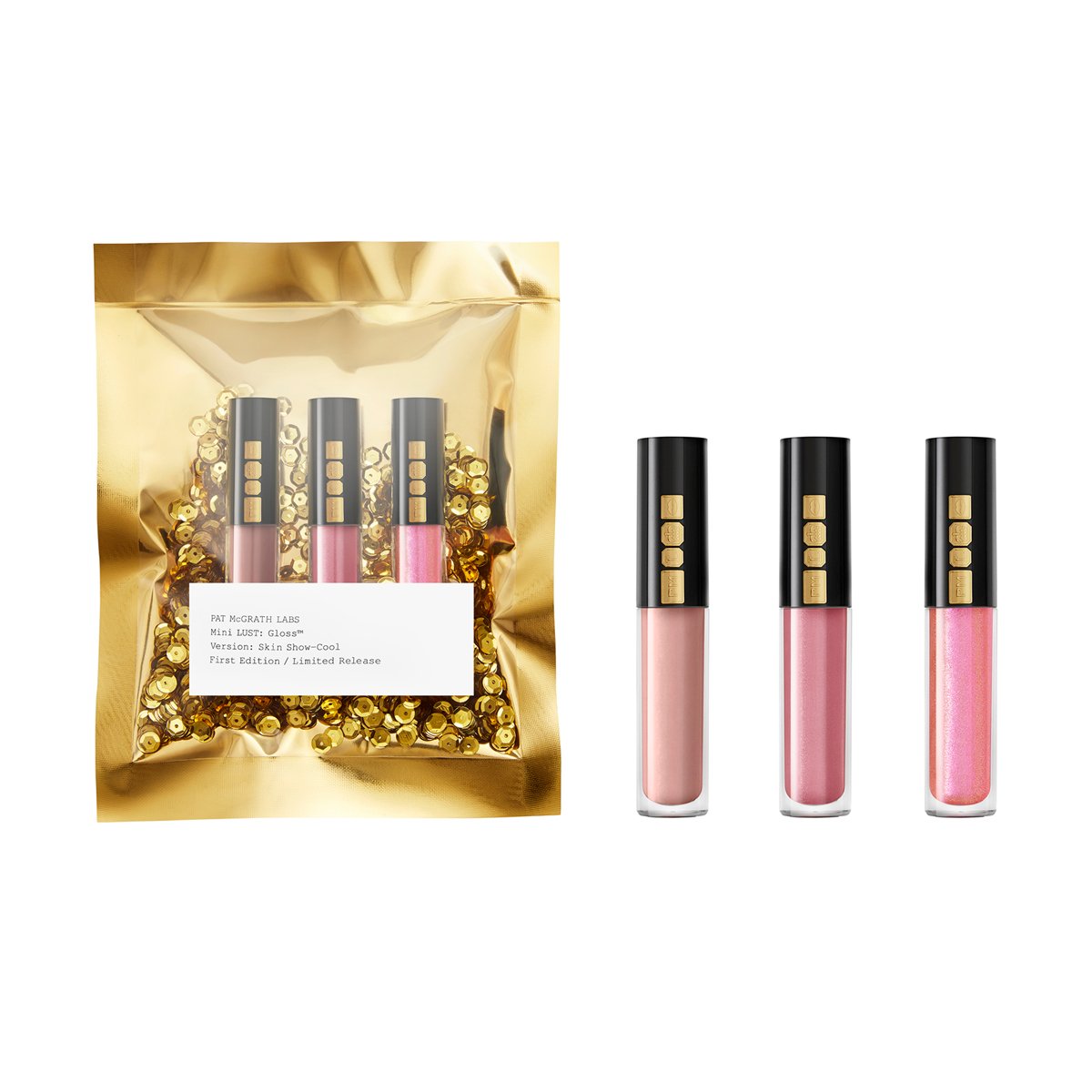 Pat McGrath Mini Lust: GLOSS™ TRIO - Cool Collection - ScentiMelti Home Fragrance, Beauty & Gifts UK