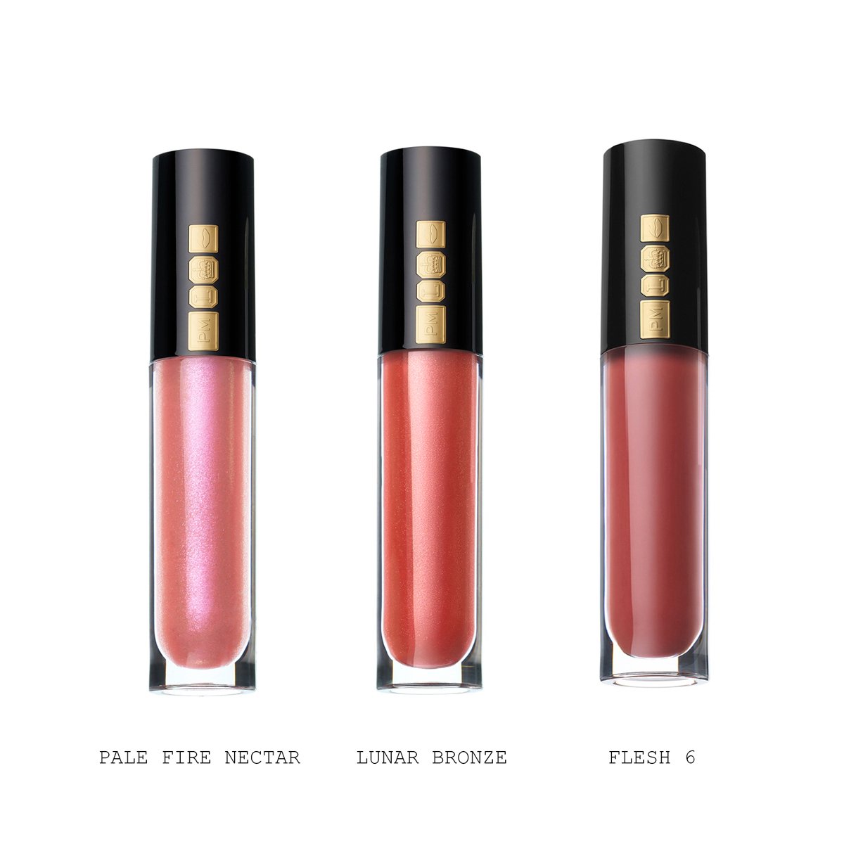 Pat McGrath Labs Mini Lip Gloss Trio Bronze Opulence - ScentiMelti Home Fragrance, Beauty & Gifts UK