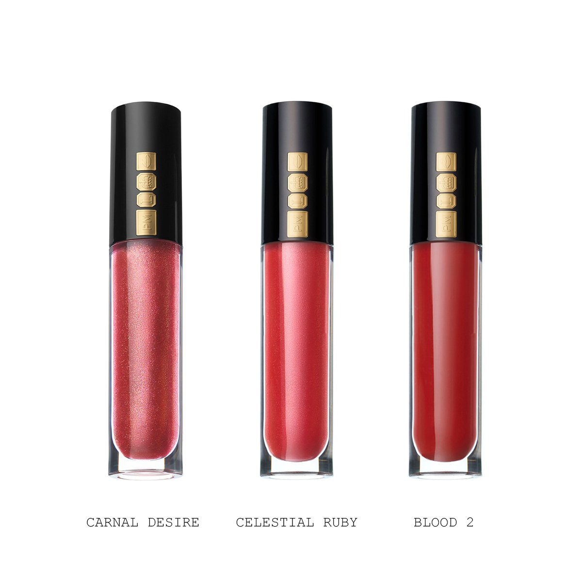 Pat McGrath Labs Mini Lip Gloss Trio Red Opulence - ScentiMelti Home Fragrance, Beauty & Gifts UK