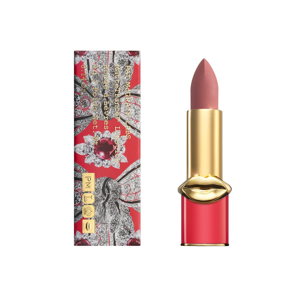 Pat McGrath Obsessive Opulence:MatteTrance Lipstick Omi (Mid-tone Rose) - ScentiMelti Home Fragrance, Beauty & Gifts UK