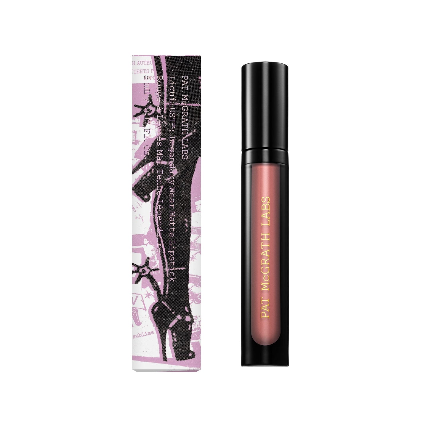 Pat McGrath LIQUILUST™: Legendary Wear Matte Lipstick - Divine Rose (Soft Plum Rose) - ScentiMelti Home Fragrance, Beauty & Gifts UK