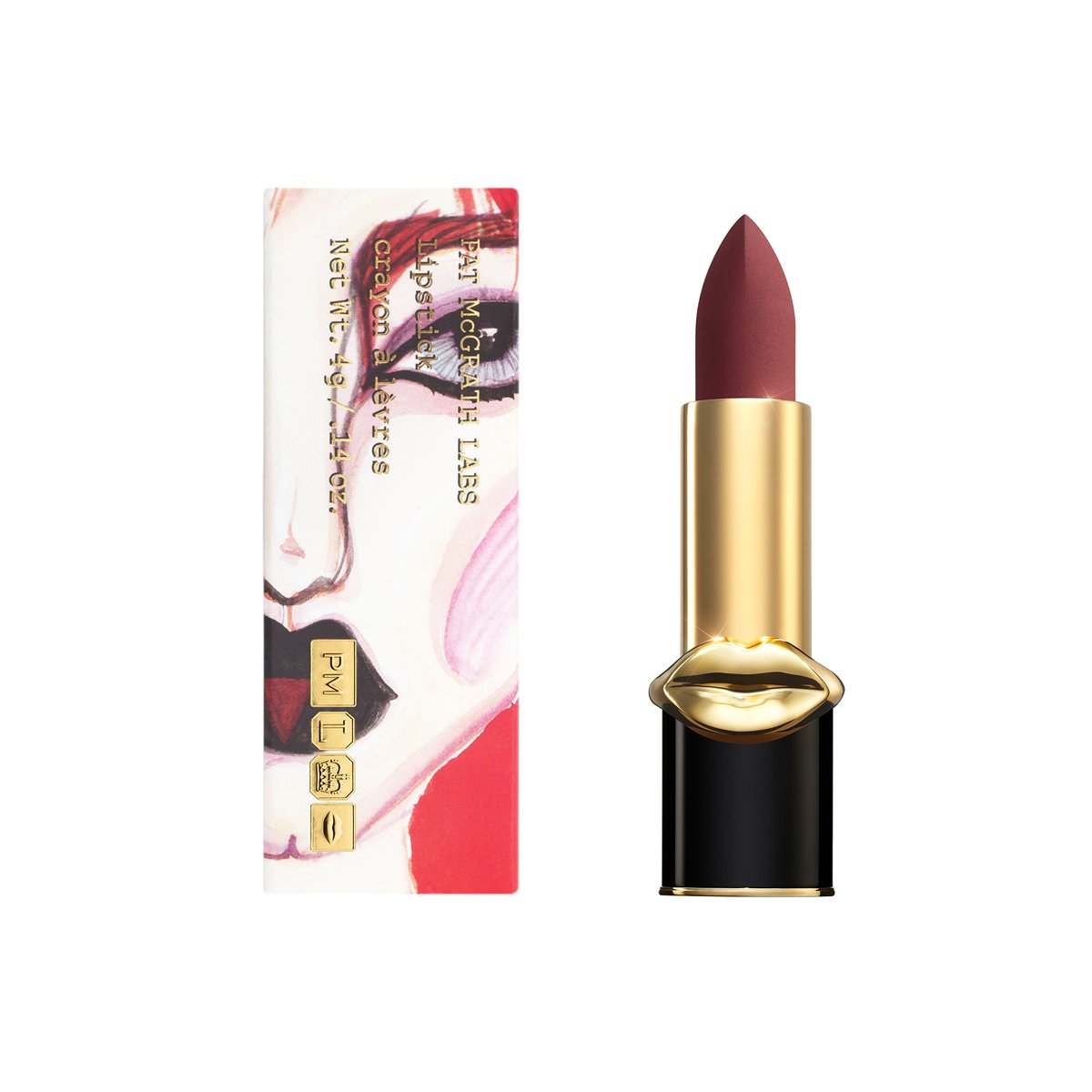 Pat McGrath MATTETRANCE™  Lipstick - Flesh 3 (Deep Rose - 040) - ScentiMelti Home Fragrance, Beauty & Gifts UK