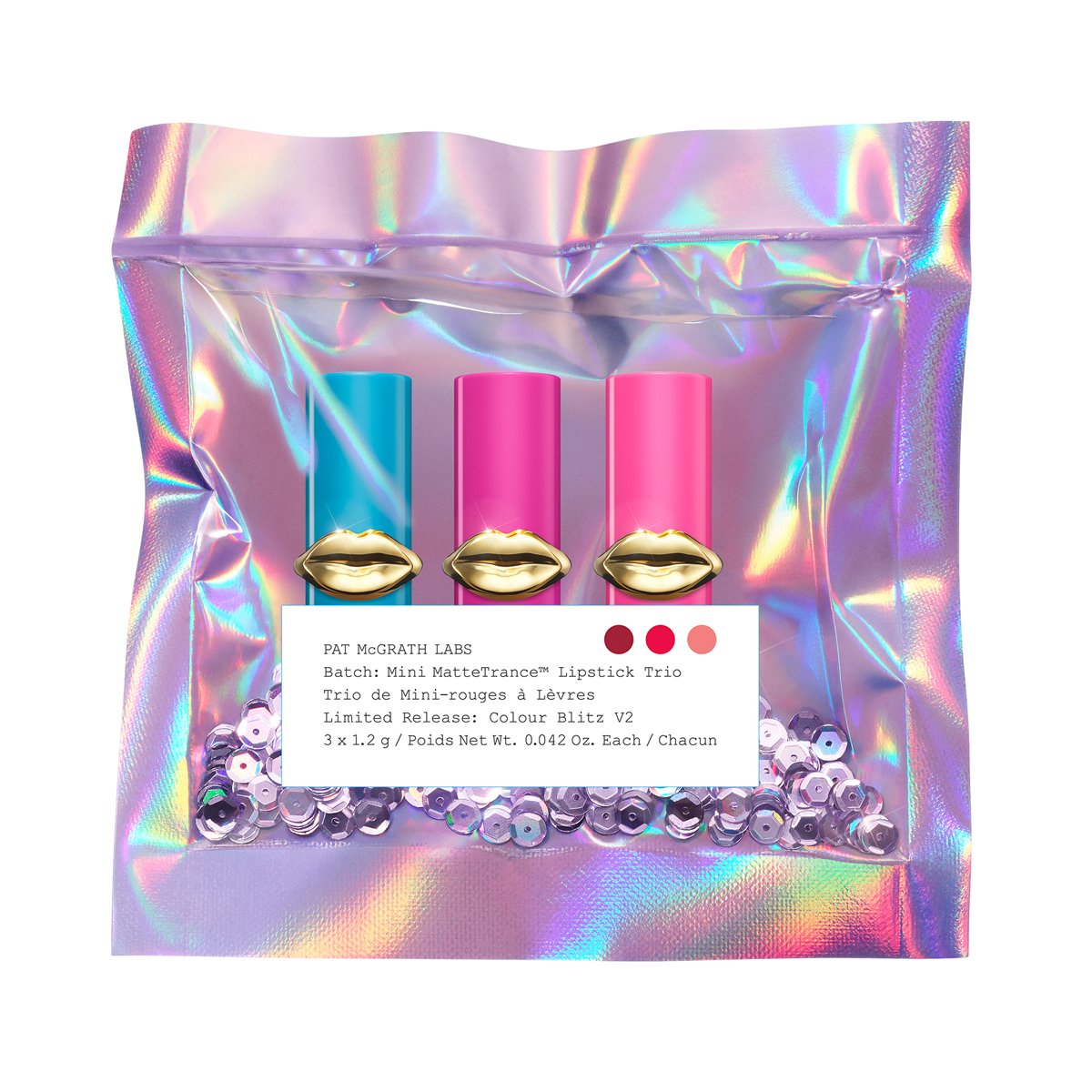 Pat McGrath Labs Mini MATTETRANCE™ Lipstick Trio Colour Blitz V2 - ScentiMelti Home Fragrance, Beauty & Gifts UK