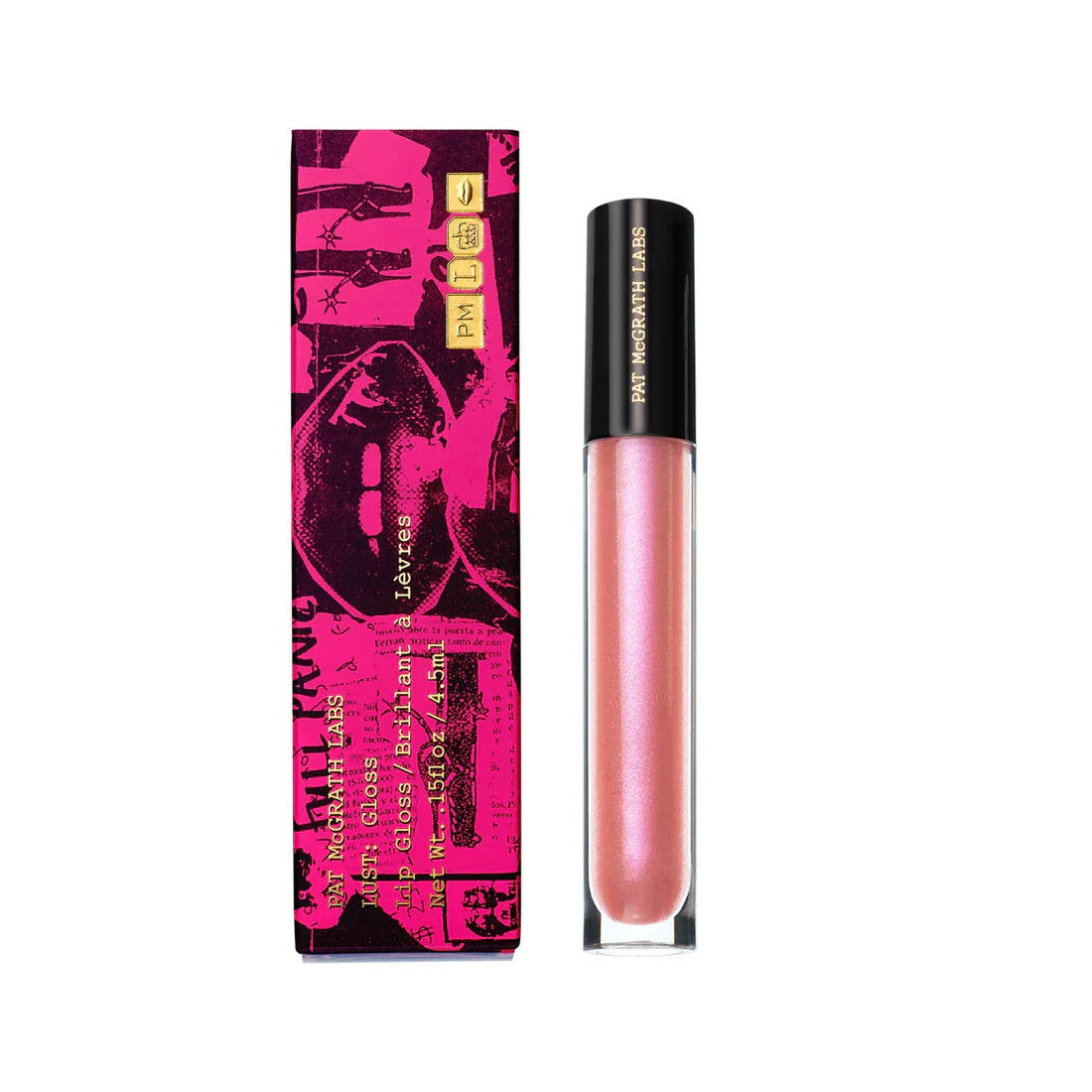 Pat McGrath Lust: Gloss Lip Gloss - Pale Fire Nectar (Coral With Pink Shimmer) - ScentiMelti Home Fragrance, Beauty & Gifts UK