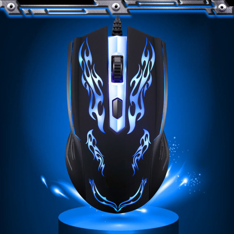 Gaming Mouse 7 Color LED Wired Optical USB Gaming PC Mouse Computer Laptop - ScentiMelti Home Fragrance, Beauty & Gifts UK