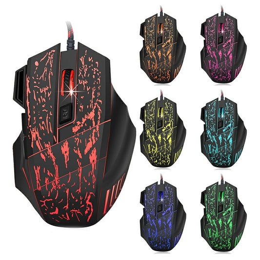 5500 dpi Optical Wired Gaming Mouse LED Backlit Professional Gaming Mouse - ScentiMelti Home Fragrance, Beauty & Gifts UK