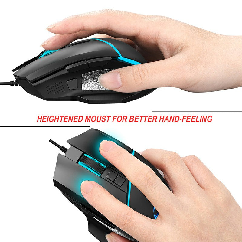 Scorpion RGB LED Colorful Ergonomics Gaming Mouse - ScentiMelti Home Fragrance, Beauty & Gifts UK