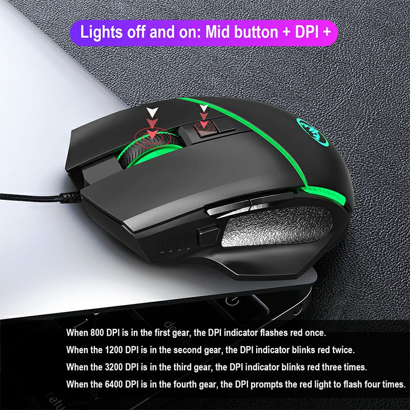 Scorpion RGB LED Colorful Ergonomics Gaming Mouse - ScentiMelti Home Fragrance, Beauty & Gifts UK