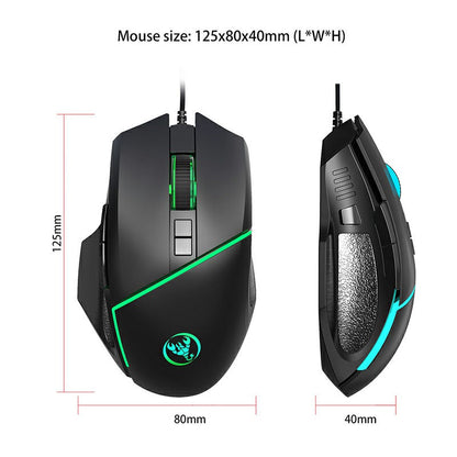 Scorpion RGB LED Colorful Ergonomics Gaming Mouse - ScentiMelti Home Fragrance, Beauty & Gifts UK