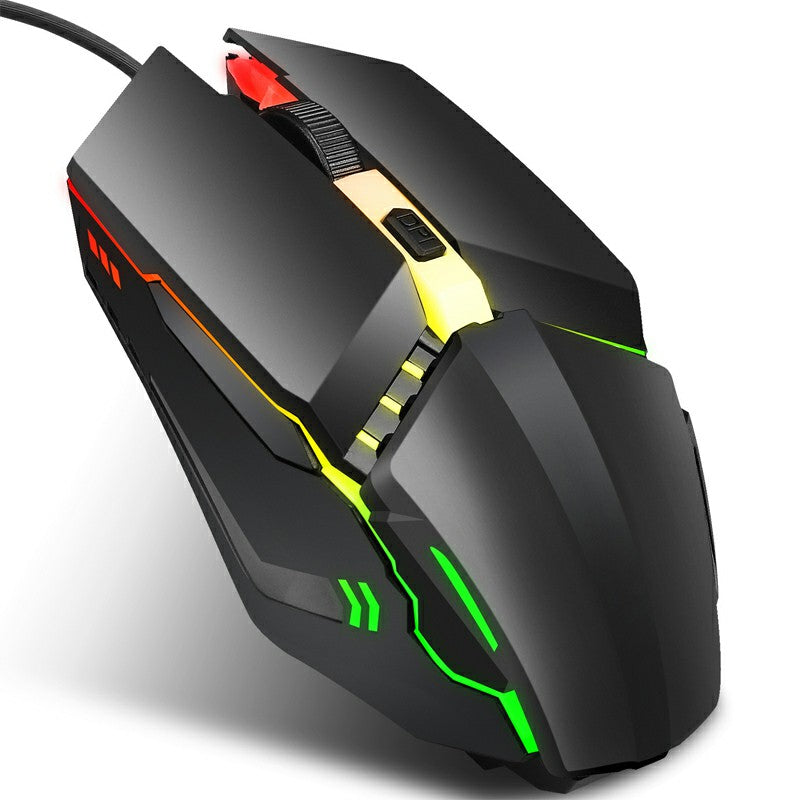 Adjustable DPI LED Optical Wired Gaming Mouse Office Graphic Design Work - ScentiMelti Home Fragrance, Beauty & Gifts UK