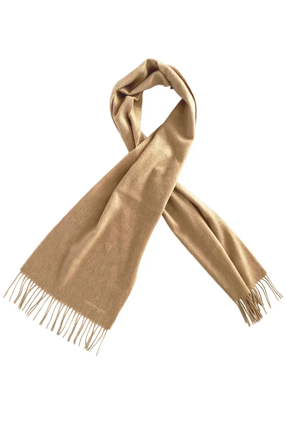 100% Organic Cashmere Scarf - Pebble Beige