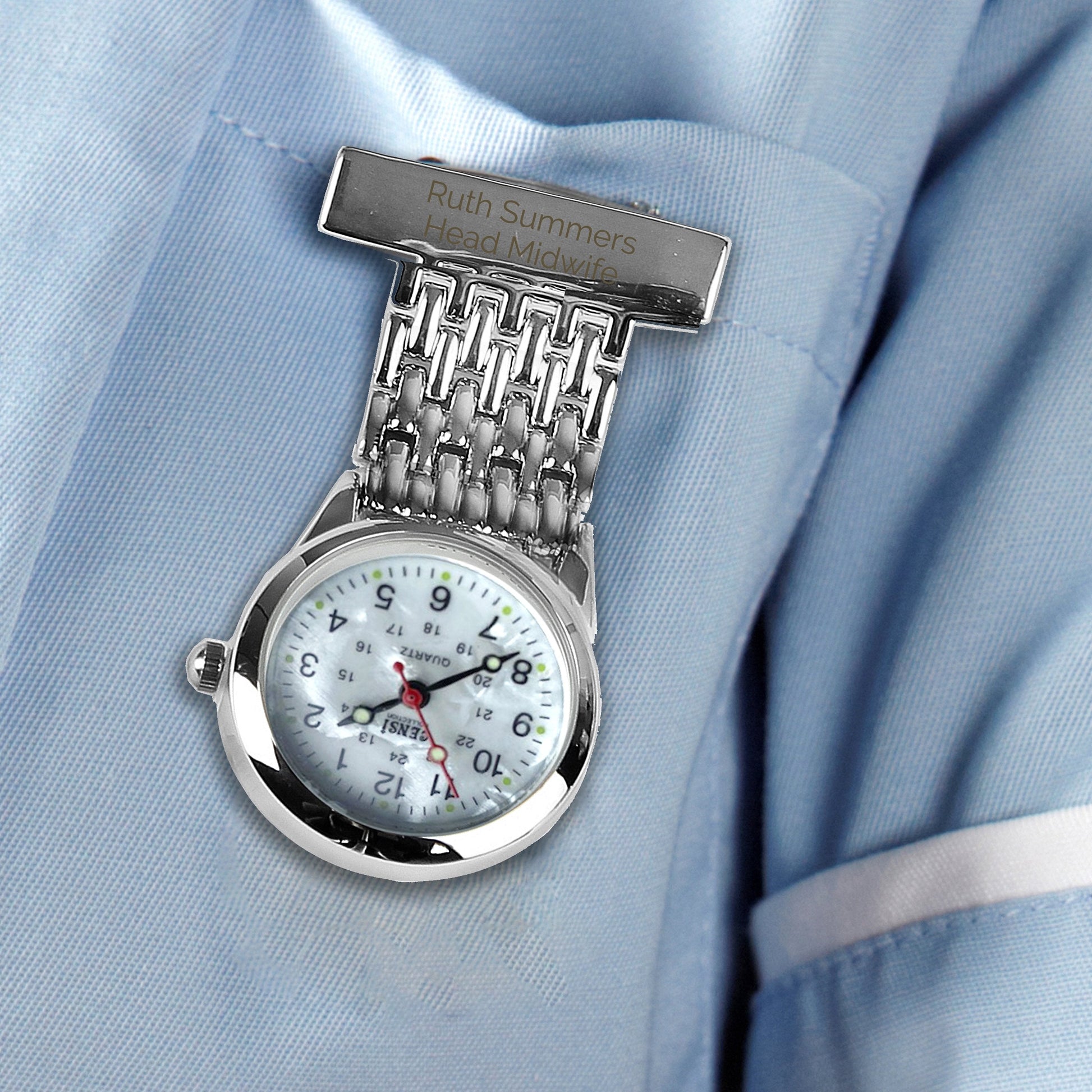 Personalised Nurse's Fob Watch - ScentiMelti Home Fragrance, Beauty & Gifts UK