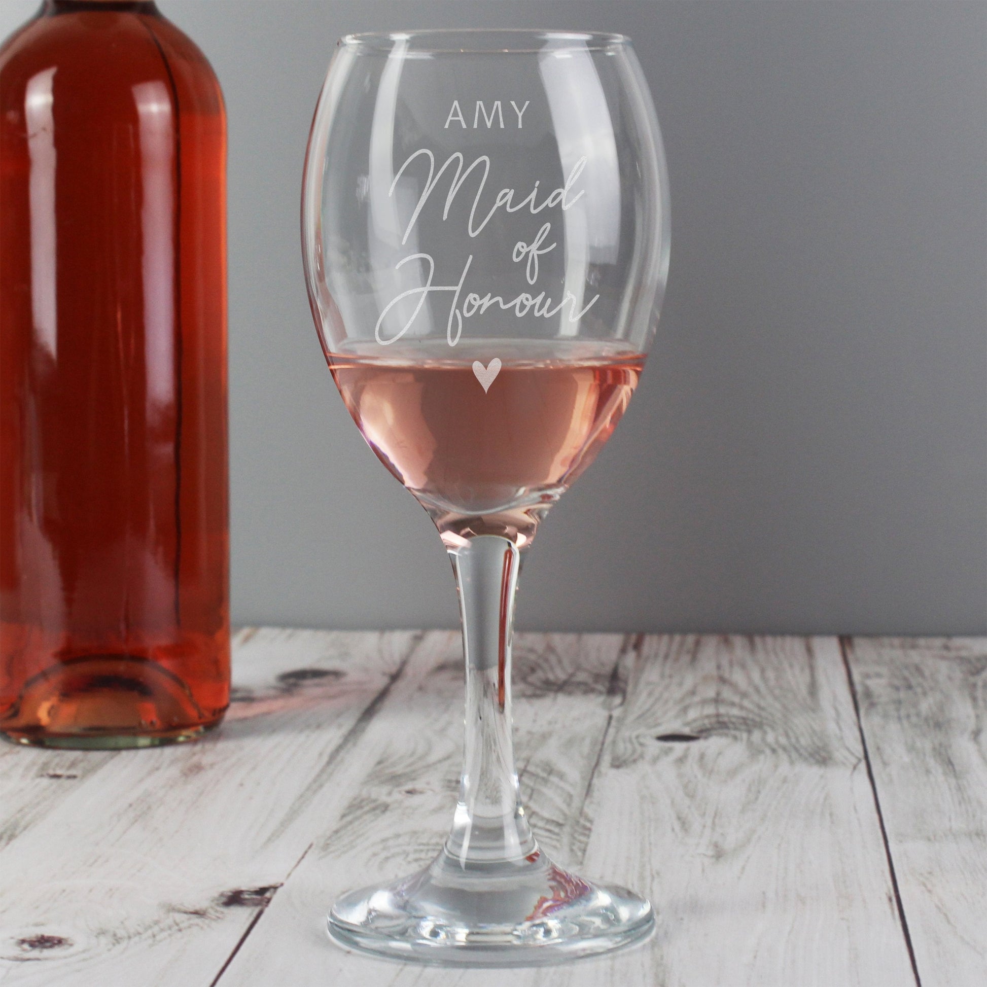 Personalised engraved Bridal Party Hen Party Wine Glass Sweetlea Gifts Ltd ScentiMelti Wax Melts