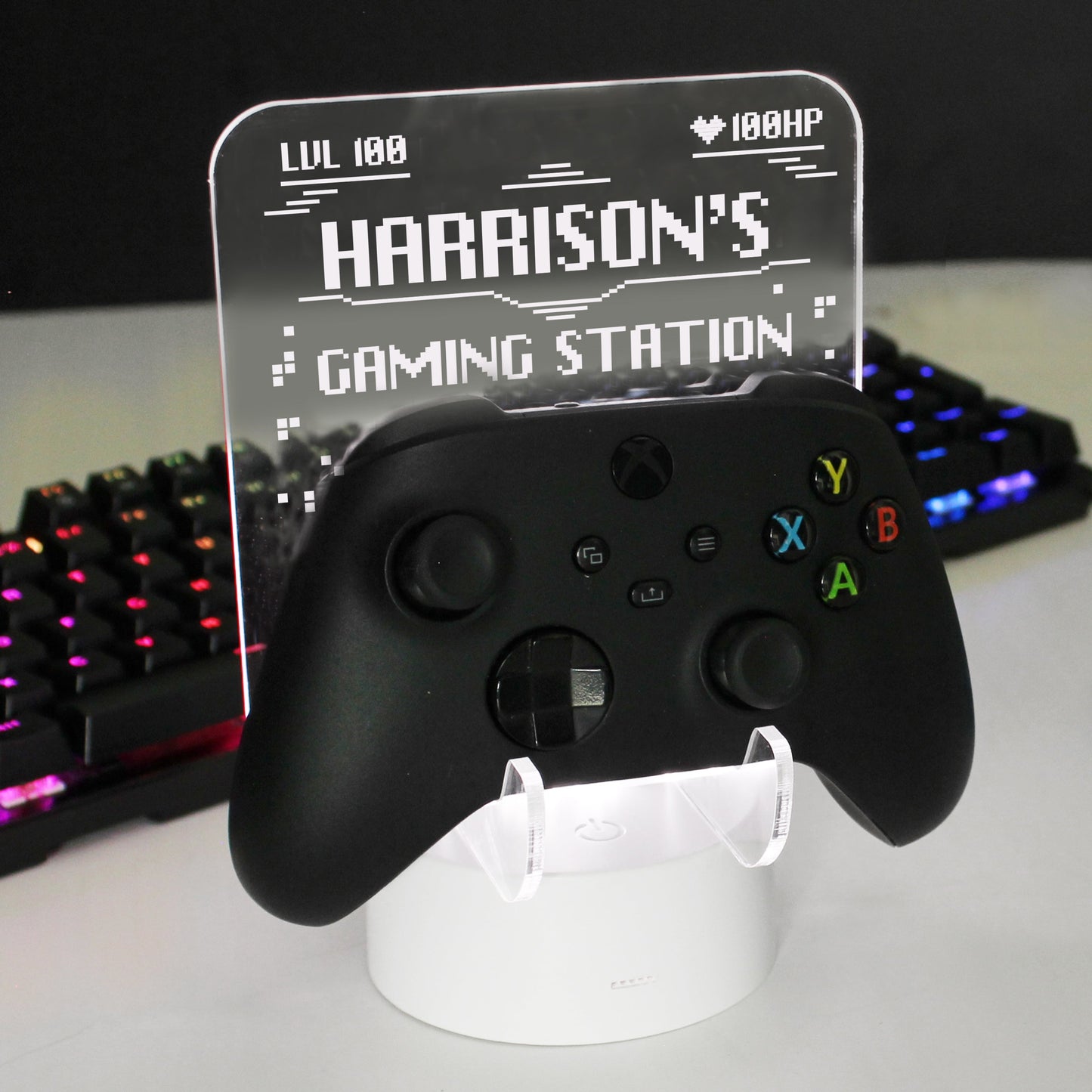 Personalised Light up Gaming controller holder - ScentiMelti Home Fragrance, Beauty & Gifts UK