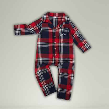 Personalised Tartan Christmas Pyjamas | Family Matching - ScentiMelti Home Fragrance, Beauty & Gifts UK