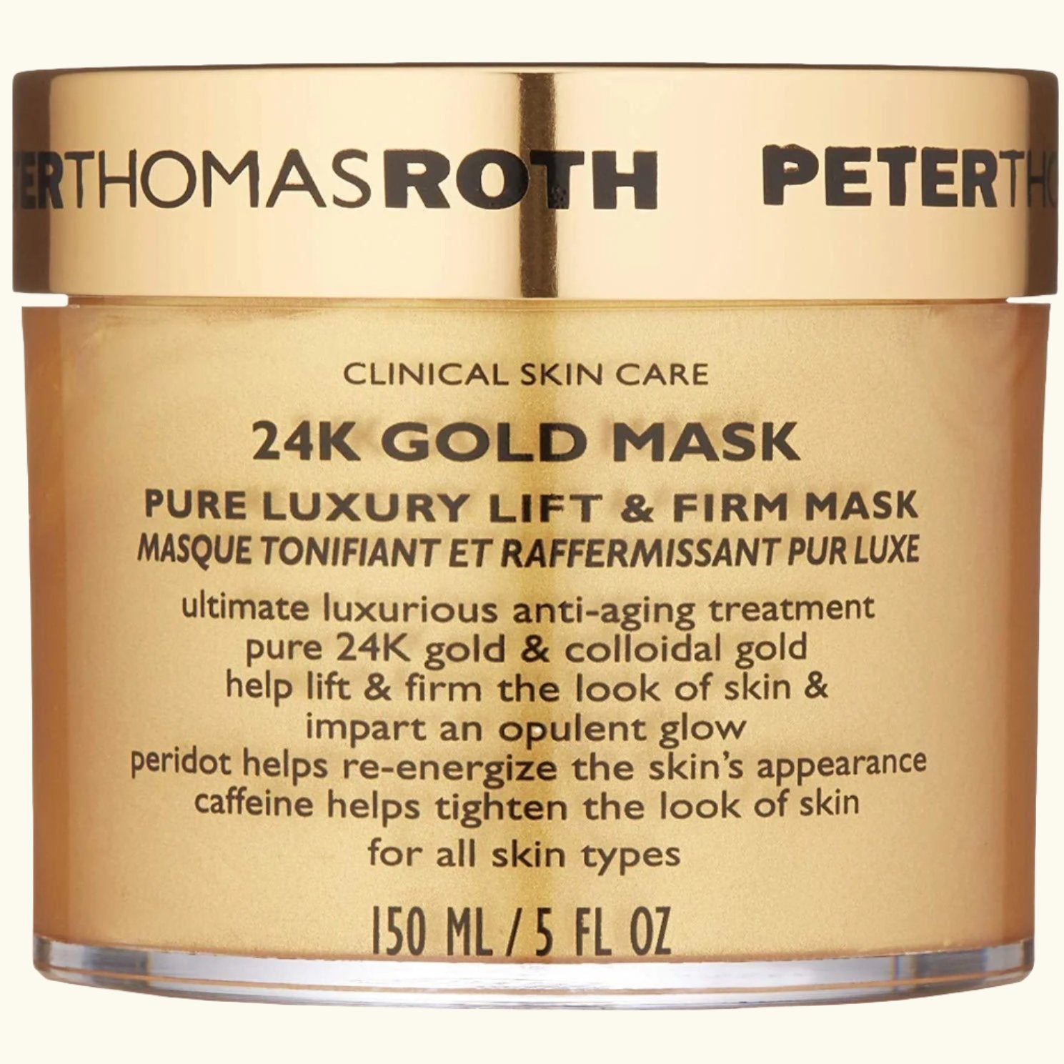 Peter Thomas Roth 24K Gold Mask 150ml - ScentiMelti  Peter Thomas Roth 24K Gold Mask 150ml