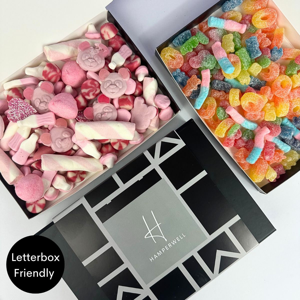 Pink Sweets Letterbox Gift Hamper - ScentiMelti Home Fragrance, Beauty & Gifts UK