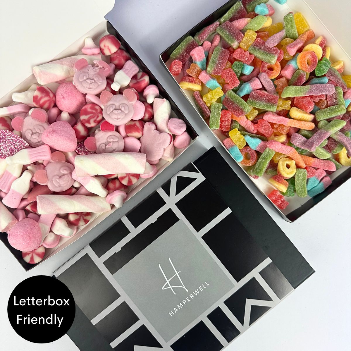 Pink Sweets Letterbox Gift Hamper - ScentiMelti Home Fragrance, Beauty & Gifts UK