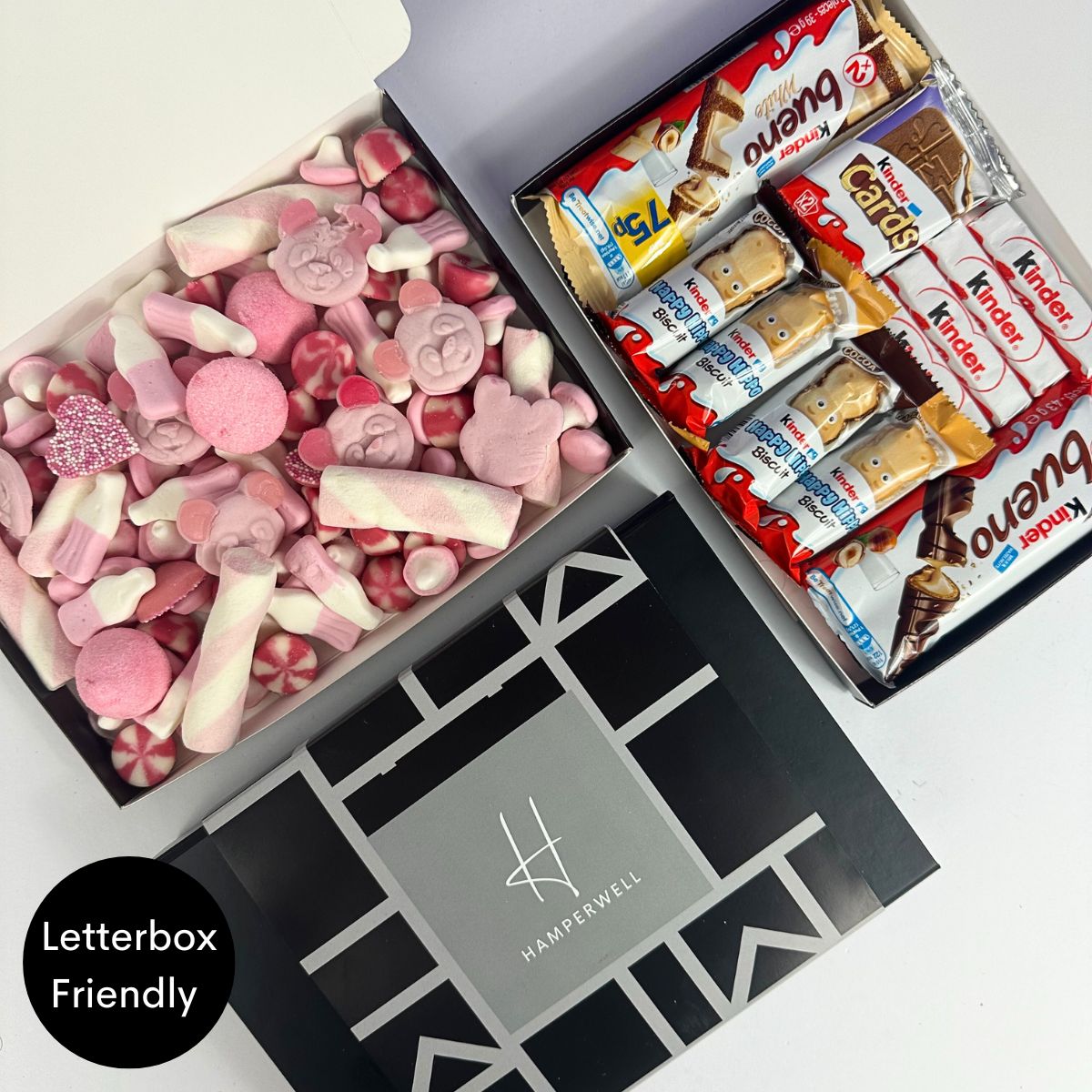 Pink Sweets Letterbox Gift Hamper - ScentiMelti Home Fragrance, Beauty & Gifts UK