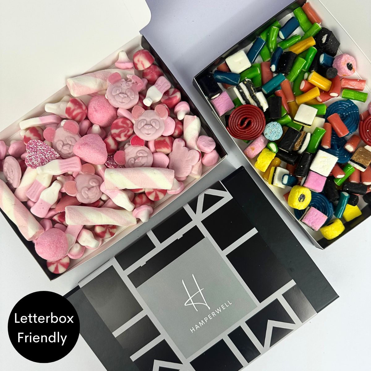 Pink Sweets Letterbox Gift Hamper - ScentiMelti Home Fragrance, Beauty & Gifts UK