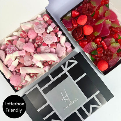 Pink Sweets Letterbox Gift Hamper - ScentiMelti Home Fragrance, Beauty & Gifts UK