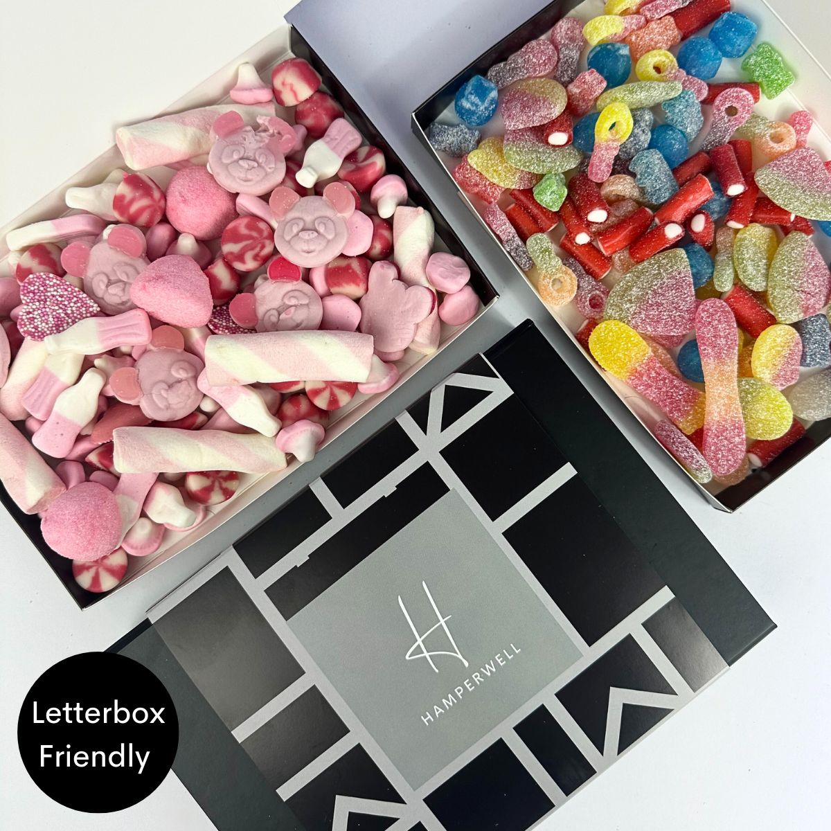 Pink Sweets Letterbox Gift Hamper - ScentiMelti Home Fragrance, Beauty & Gifts UK